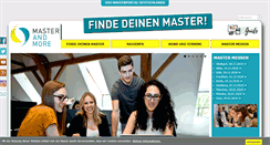 Desktop Screenshot of master-and-more.de