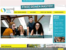 Tablet Screenshot of master-and-more.de
